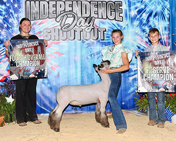 Third Overall Market Lamb
Reserve Middleweight BFX
Independence Day Shootout